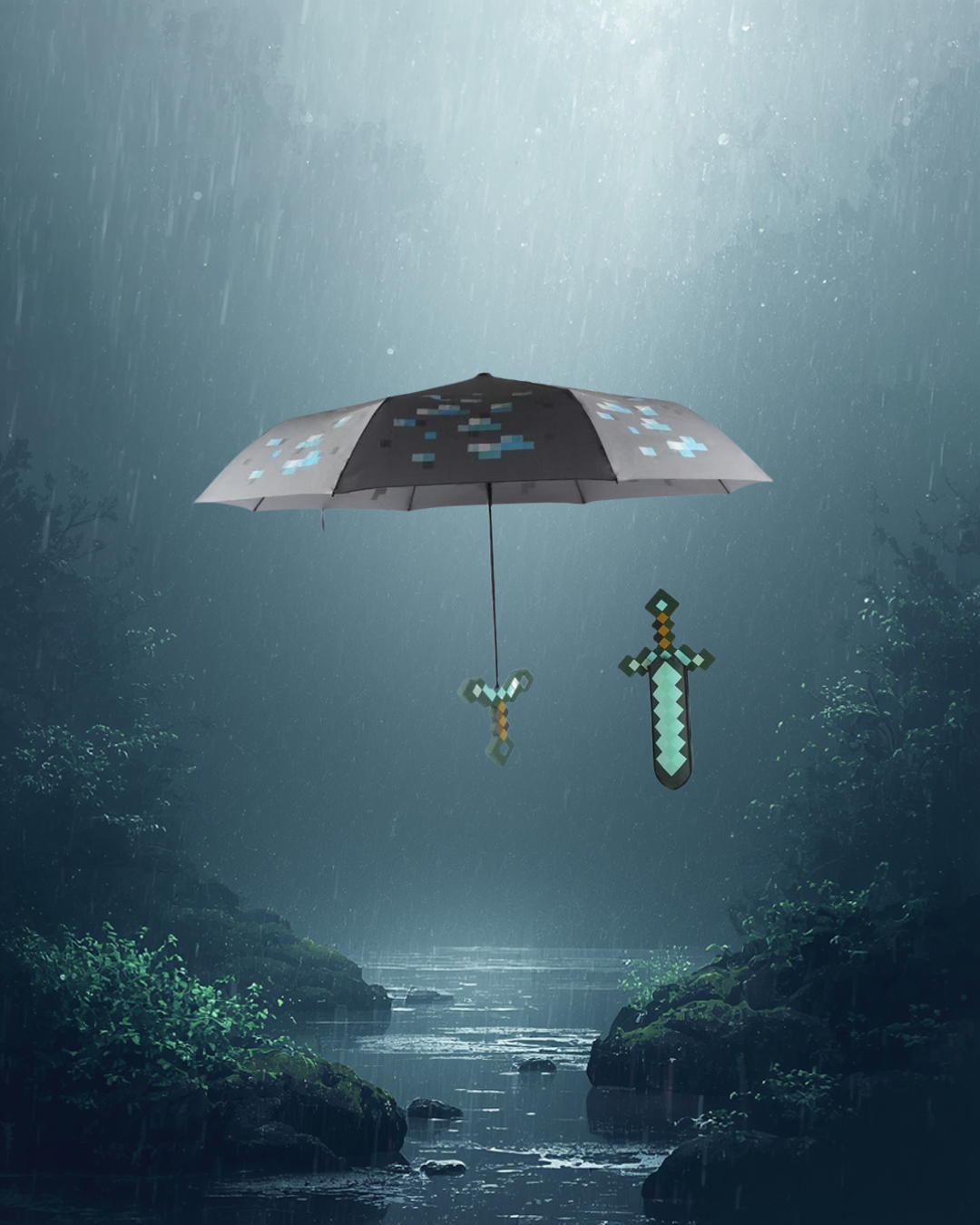 Minecraft Elmas Şemsiye